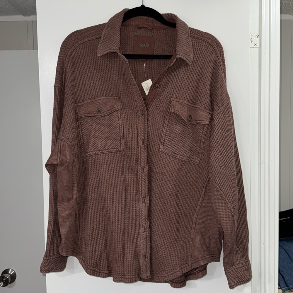 AEO long sleeve button up shirt or jacket